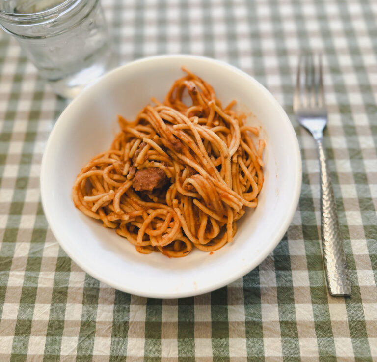 Homemade Durham Pasta with Rustic Tomato Sauce