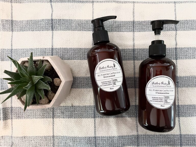 Homemade Liquid Castile Soap