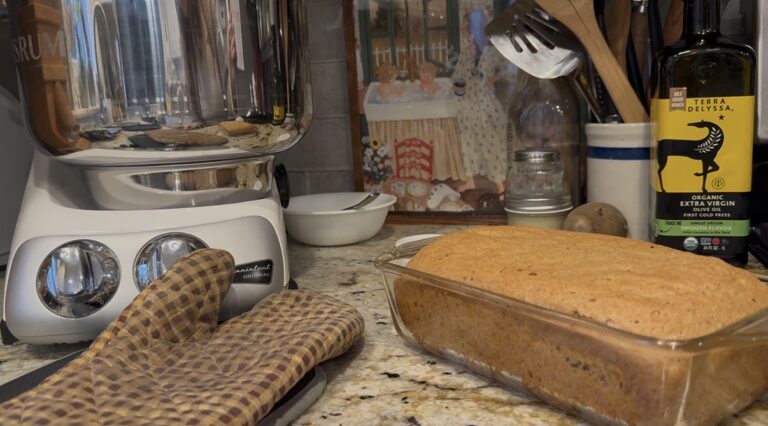 Simple 4 Ingredient Freshly-Milled Bread